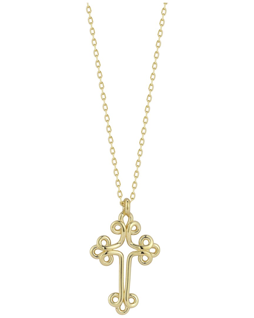 Ember Fine Jewelry 14k Open Cross Necklace