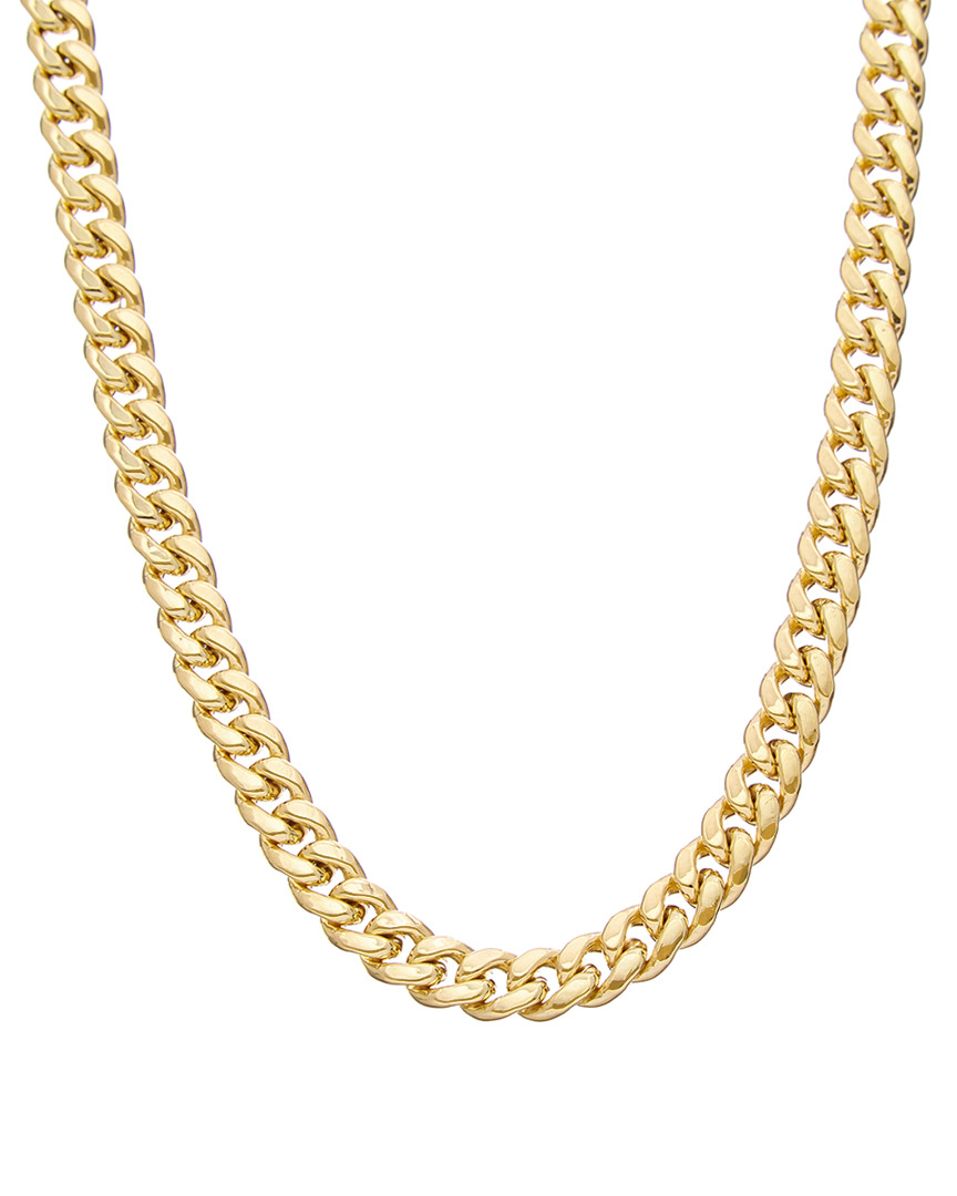 Italian Gold Semi-solid Miami Cuban Link Necklace