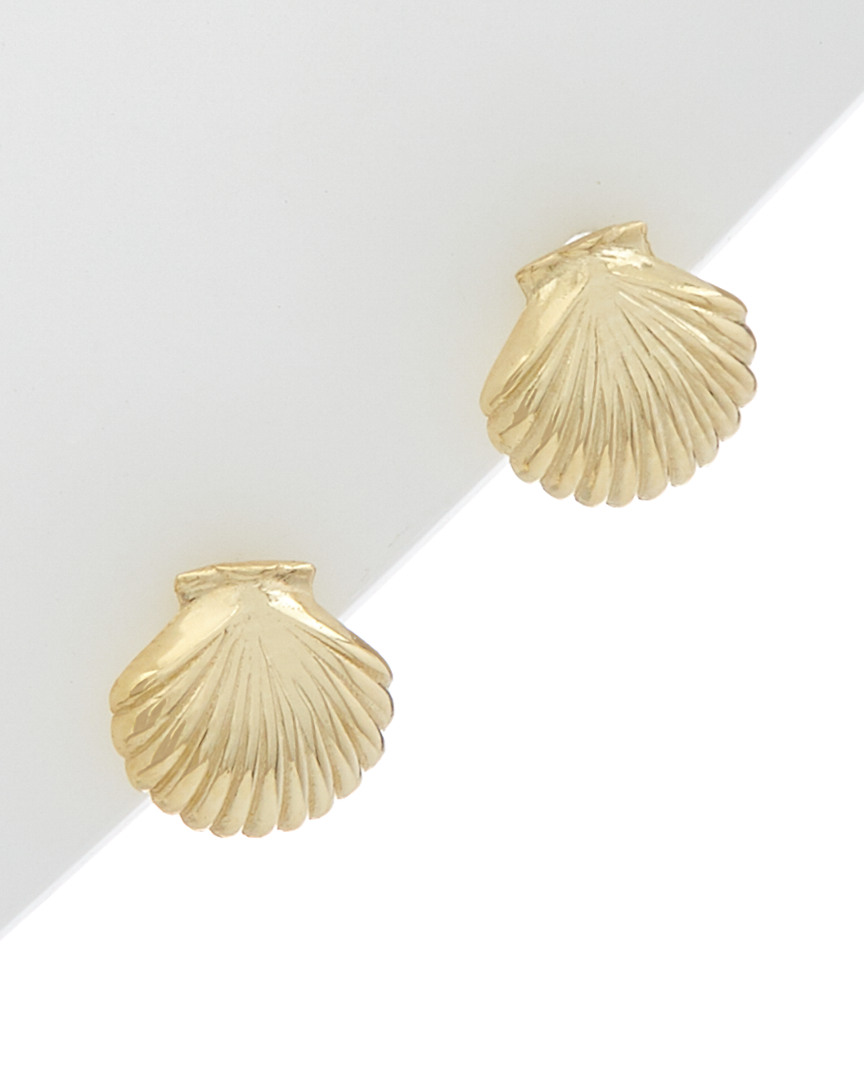 Italian Gold Shell Studs