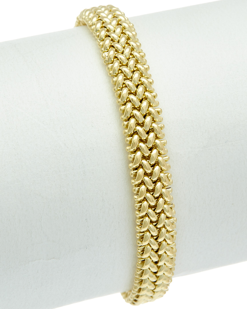 Italian Gold Weave Bracelet