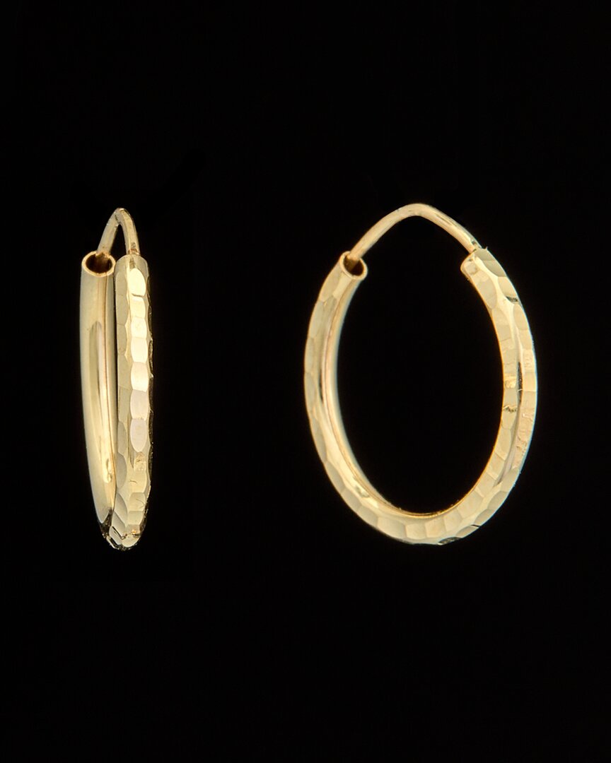 Italian Gold Endless Hoops