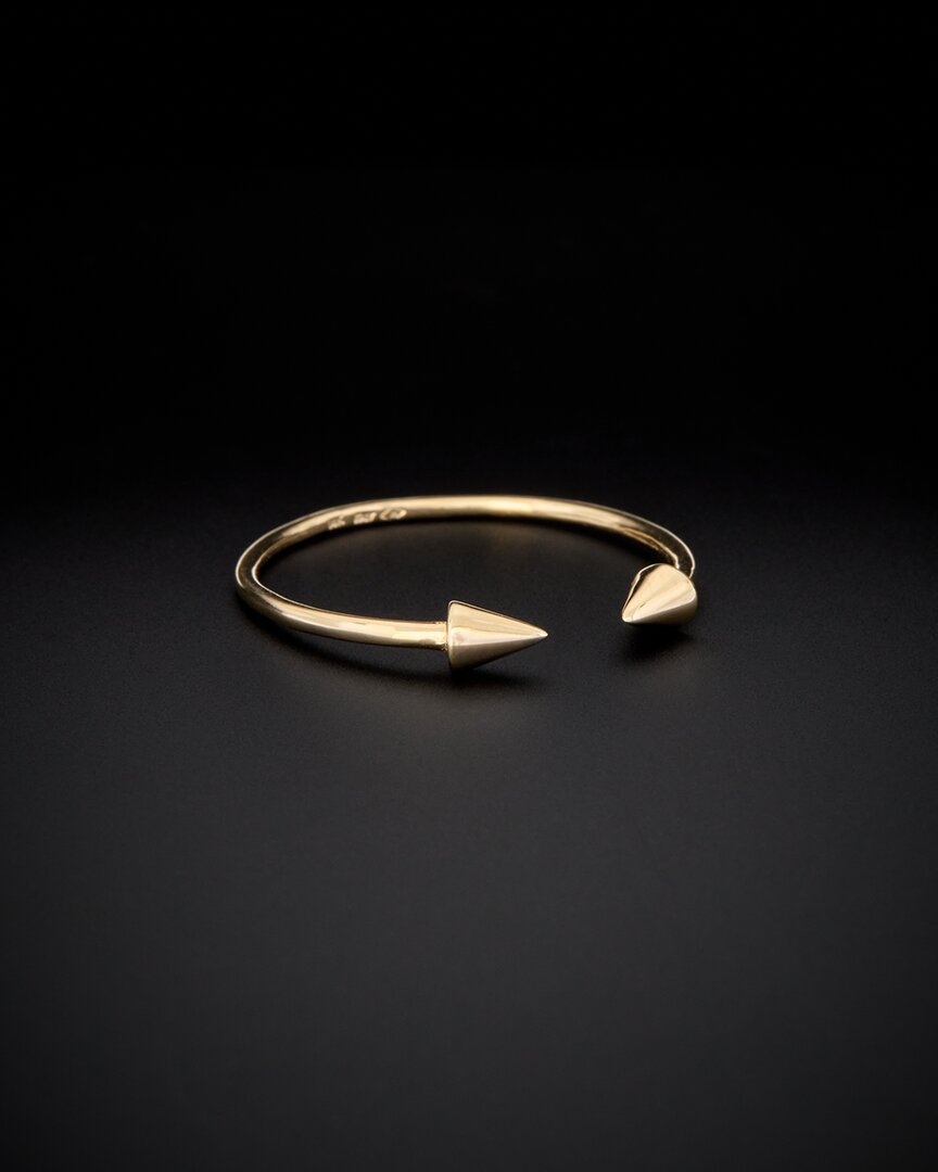 Italian Gold 14k  Spike Ring
