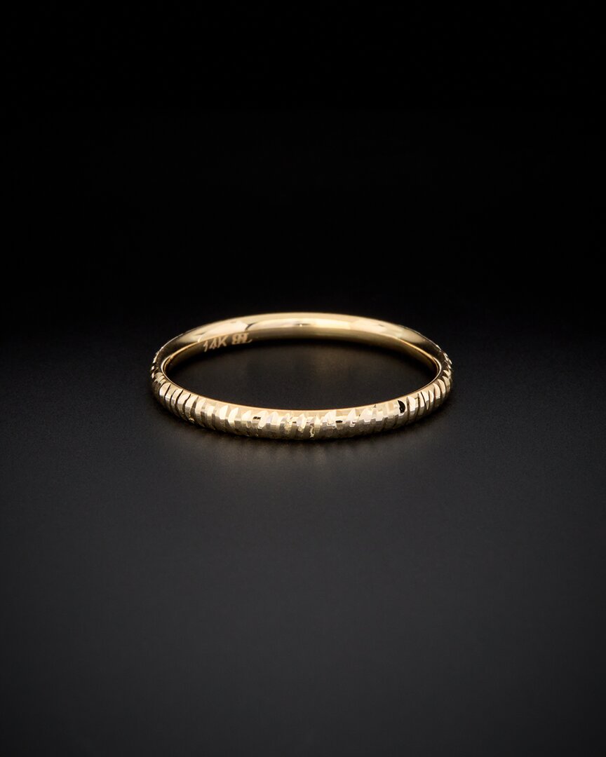 Italian Gold 14k  Comfort Fit Ring