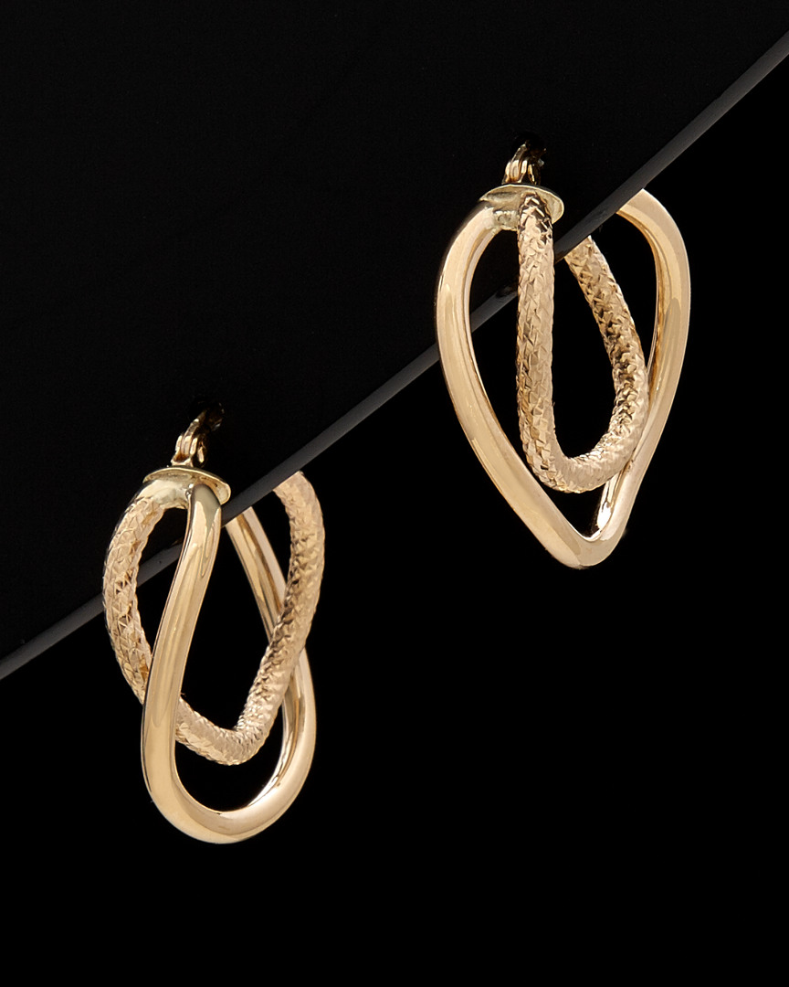 ITALIAN GOLD 14K ITALIAN GOLD HOOPS