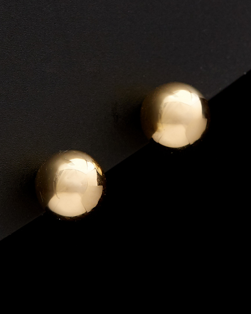 Italian Gold Ball Earrings