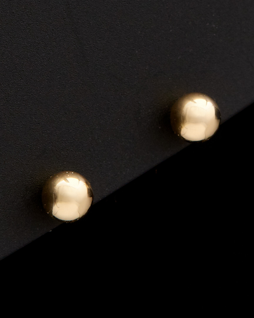 Italian Gold Ball Earrings