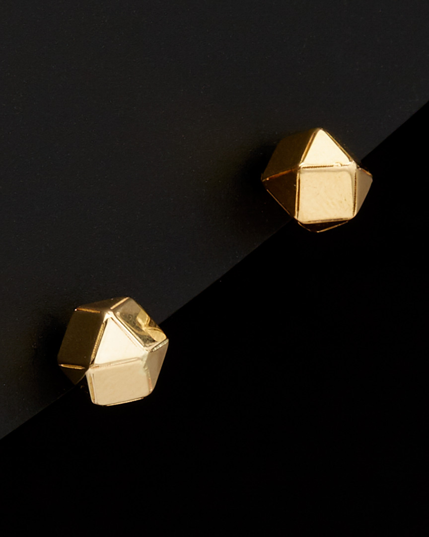 Italian Gold Geometric Studs