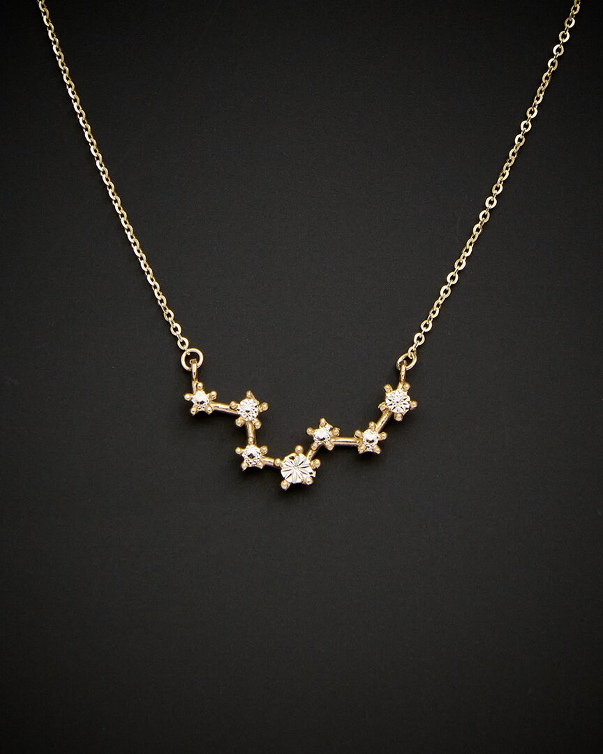 Italian Gold Two-tone Constellation Necklace
