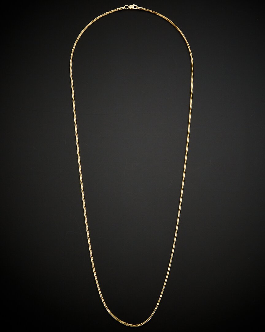 Shop Italian Gold 14k  Franco Link Necklace