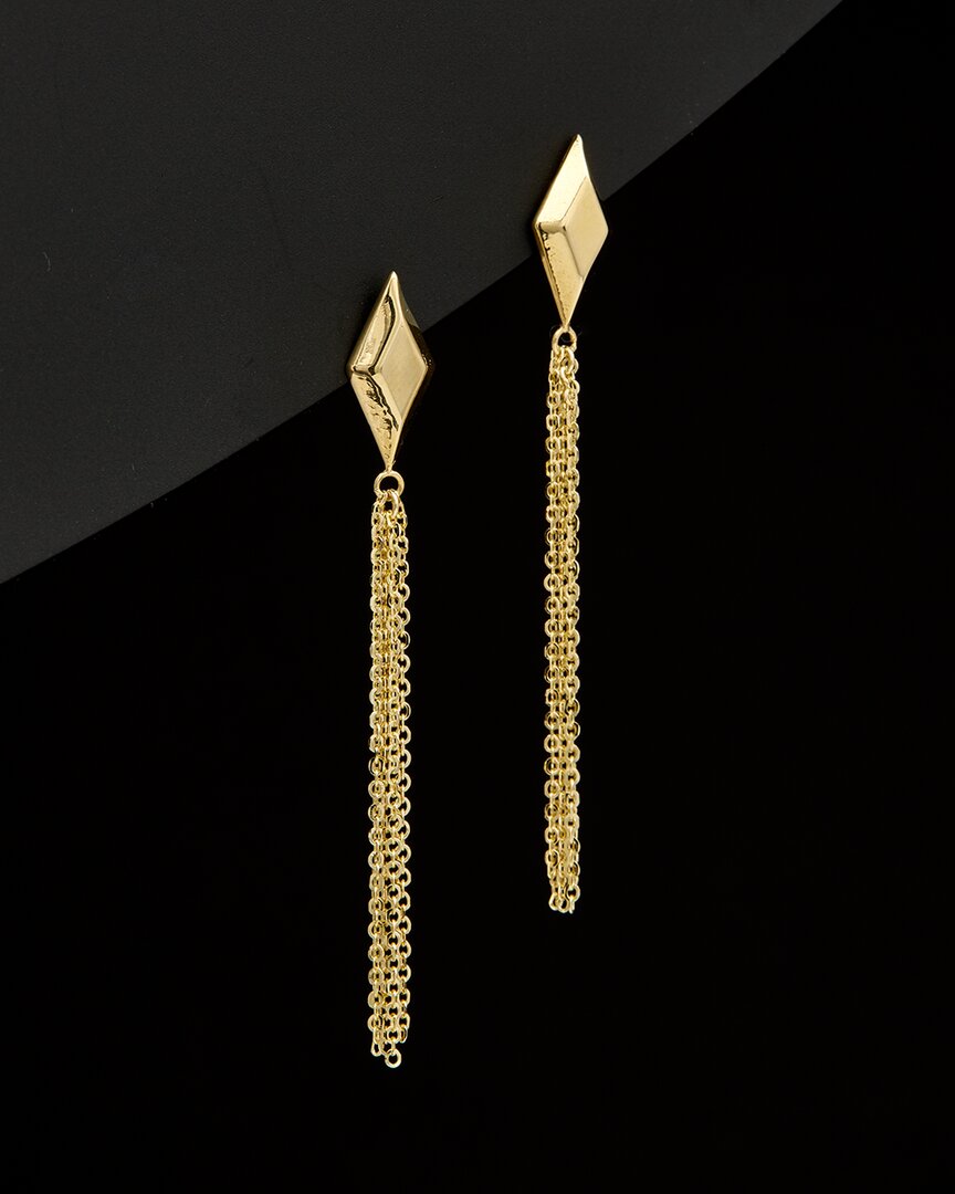 Italian Gold Tassel Earrings