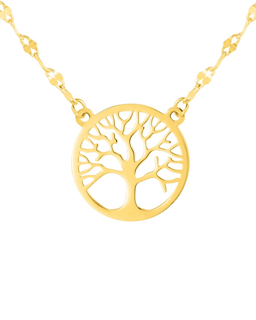Italian Gold Tree Necklace