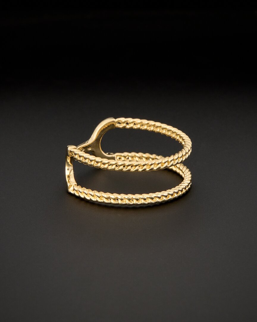 Shop Italian Gold 14k  Double Row Ring