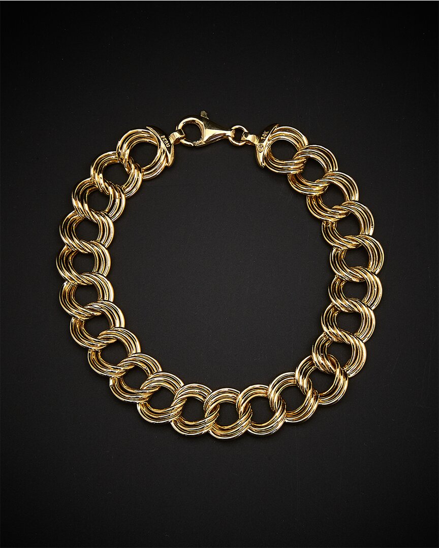 Italian Gold Multi-circle Bracelet