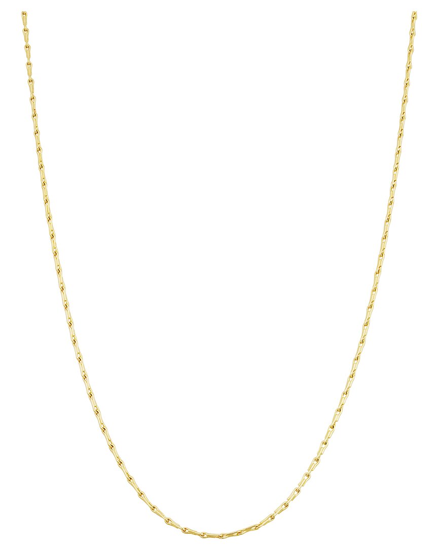 Italian Gold Pinsetta Link Chain Necklace