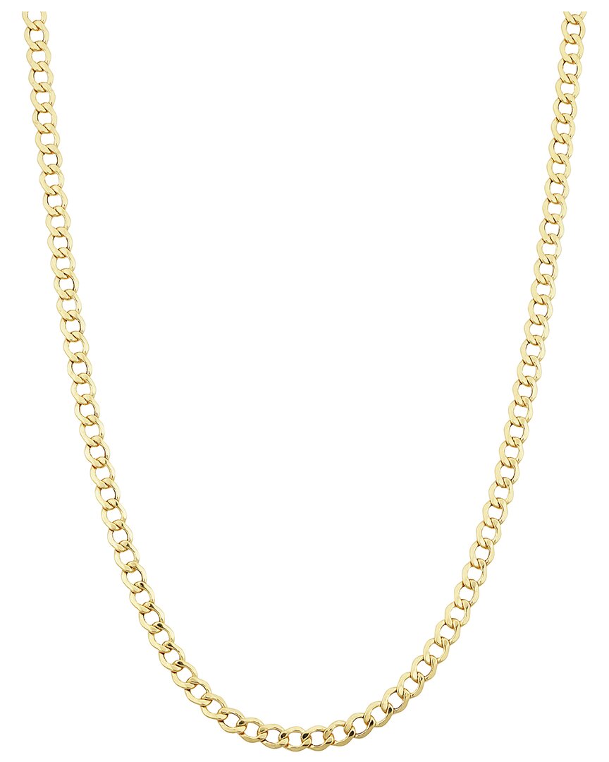 Italian Gold 14k  Miami Cuban Chain Necklace