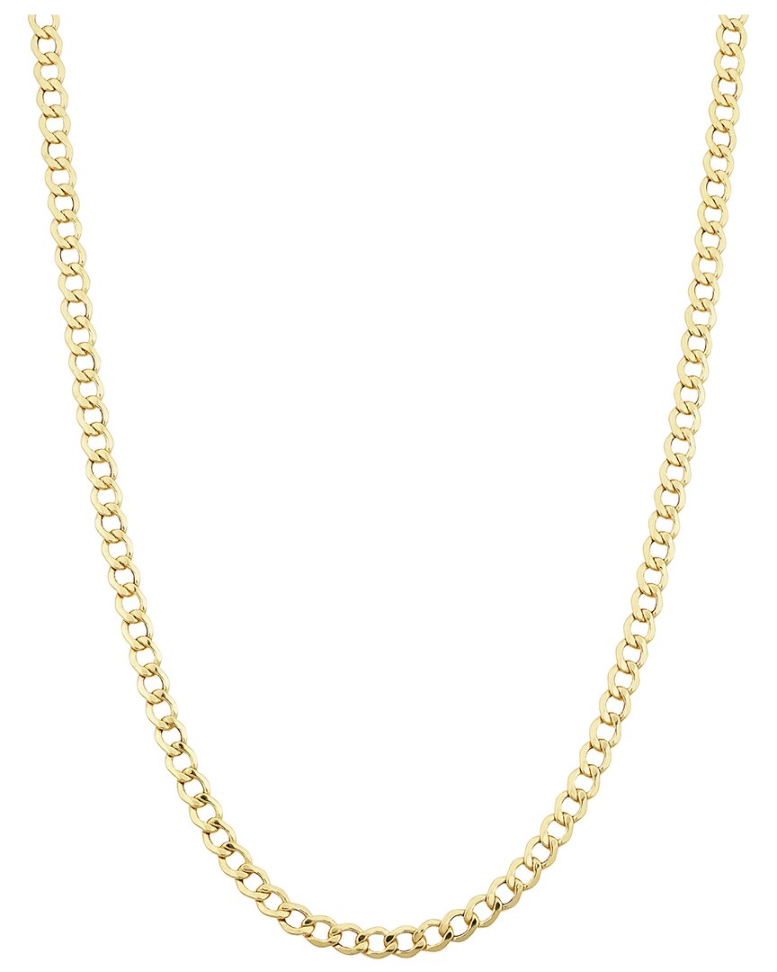 Italian Gold 14k  Miami Cuban Chain Necklace