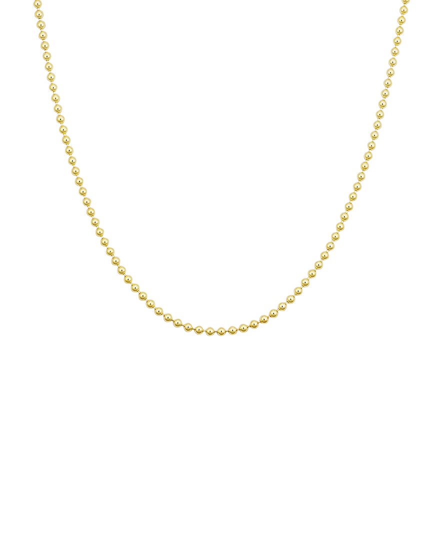 Italian Gold Ball Chain Necklace