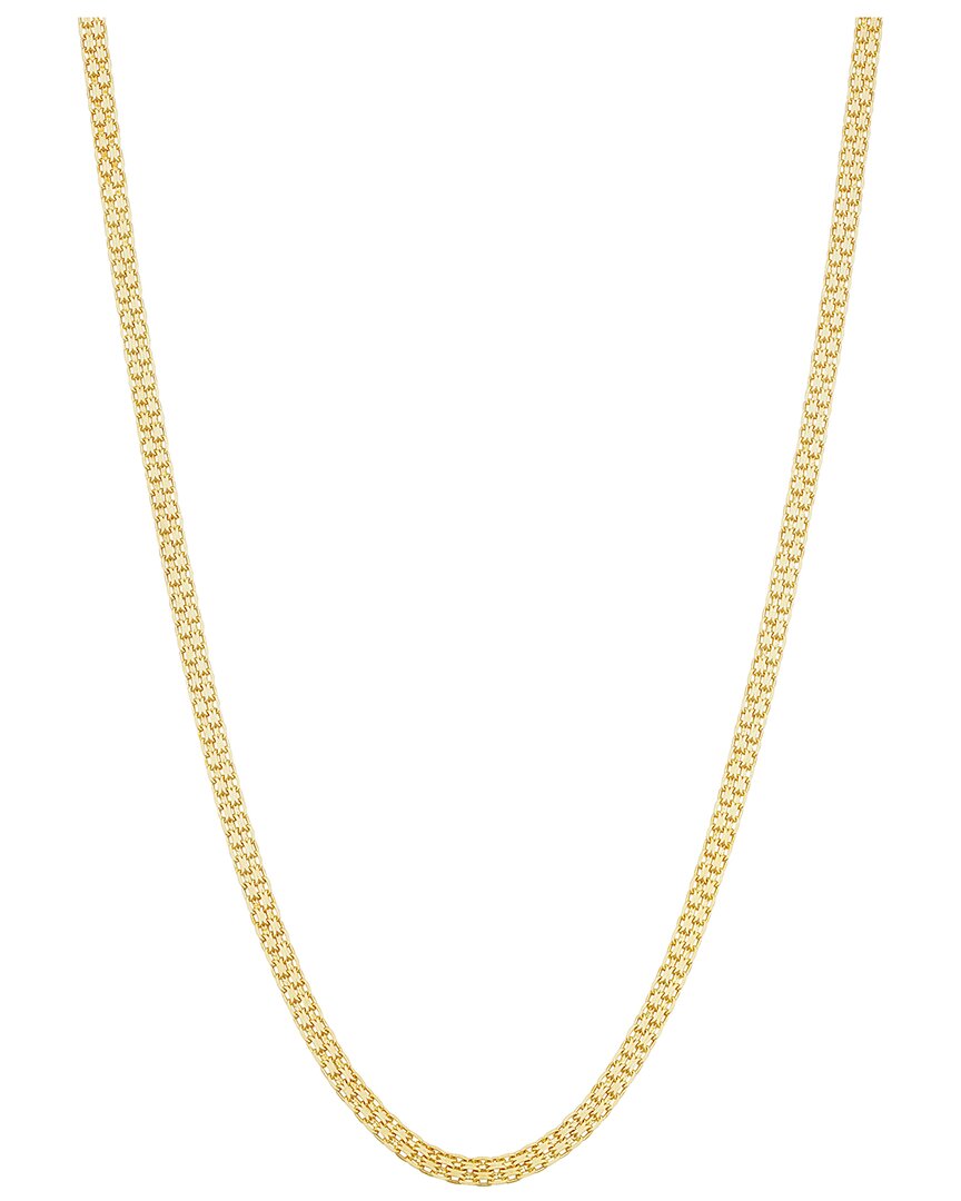 Italian Gold Bismark Chain Necklace