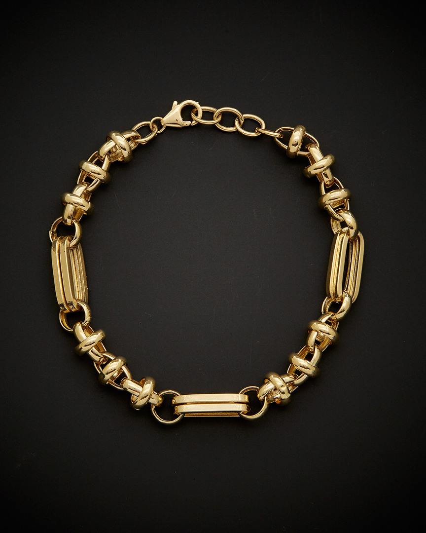 Italian Gold Semi Solid Fancy Bracelet