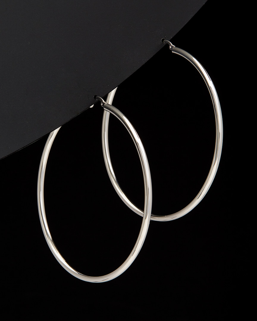 Italian Gold Polsihed Hoops