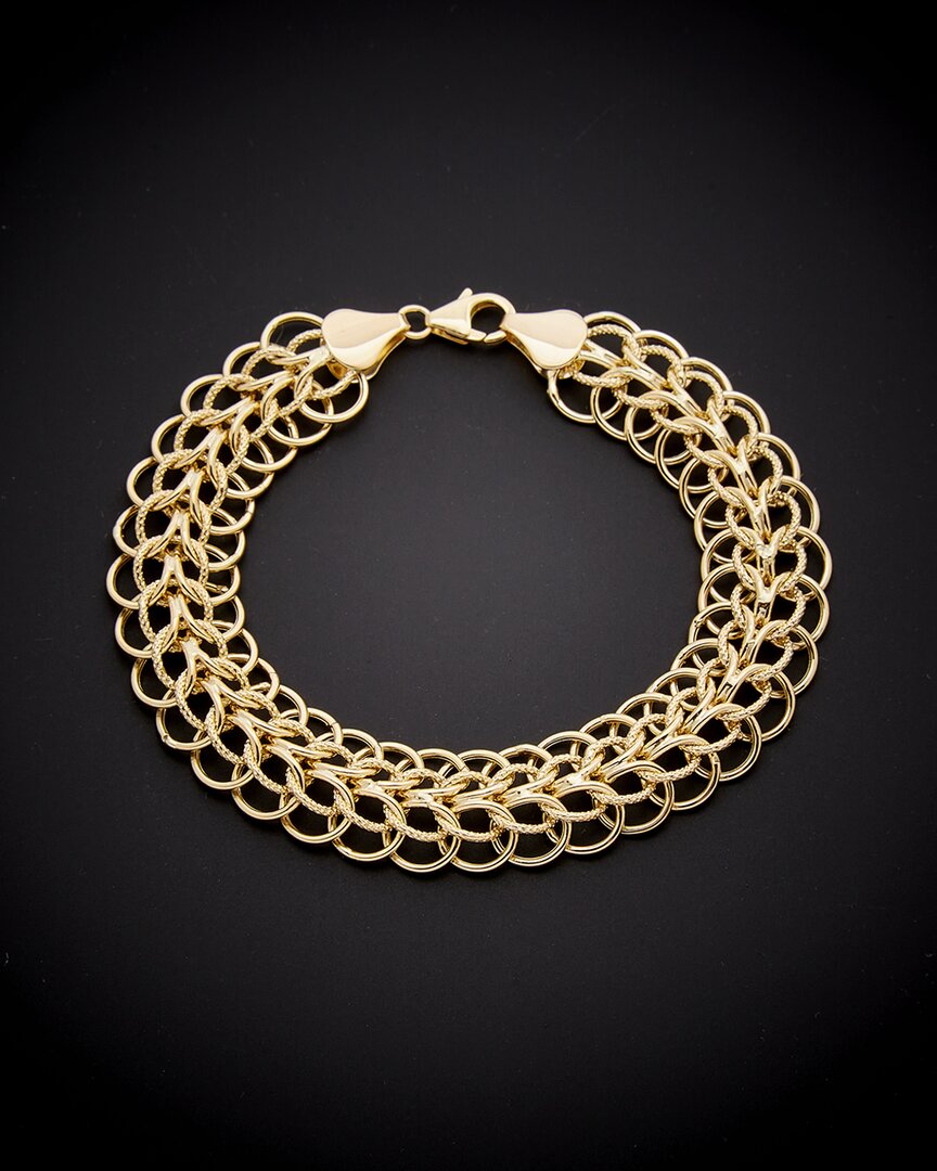 Italian Gold Saduza Link Bracelet