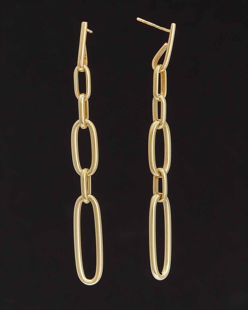 Italian Gold 14k Graduated Drop Earrings