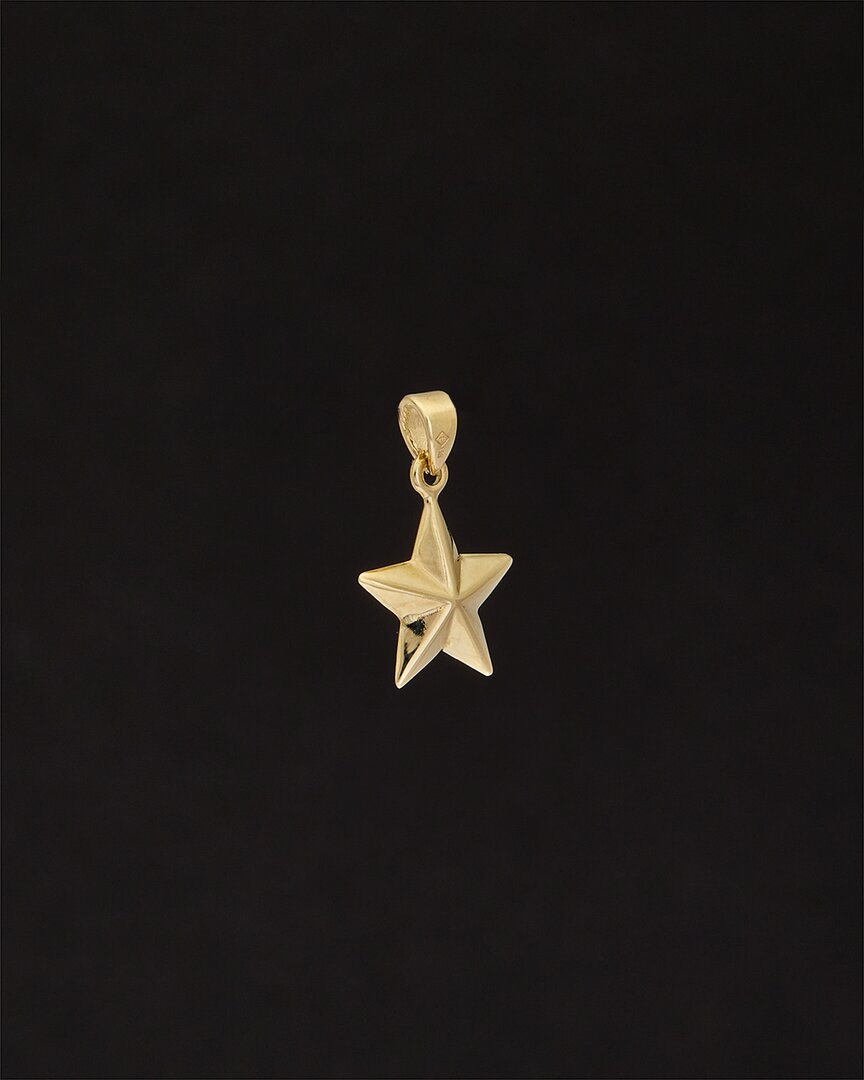 Shop Italian Gold 14k  Star Pendant