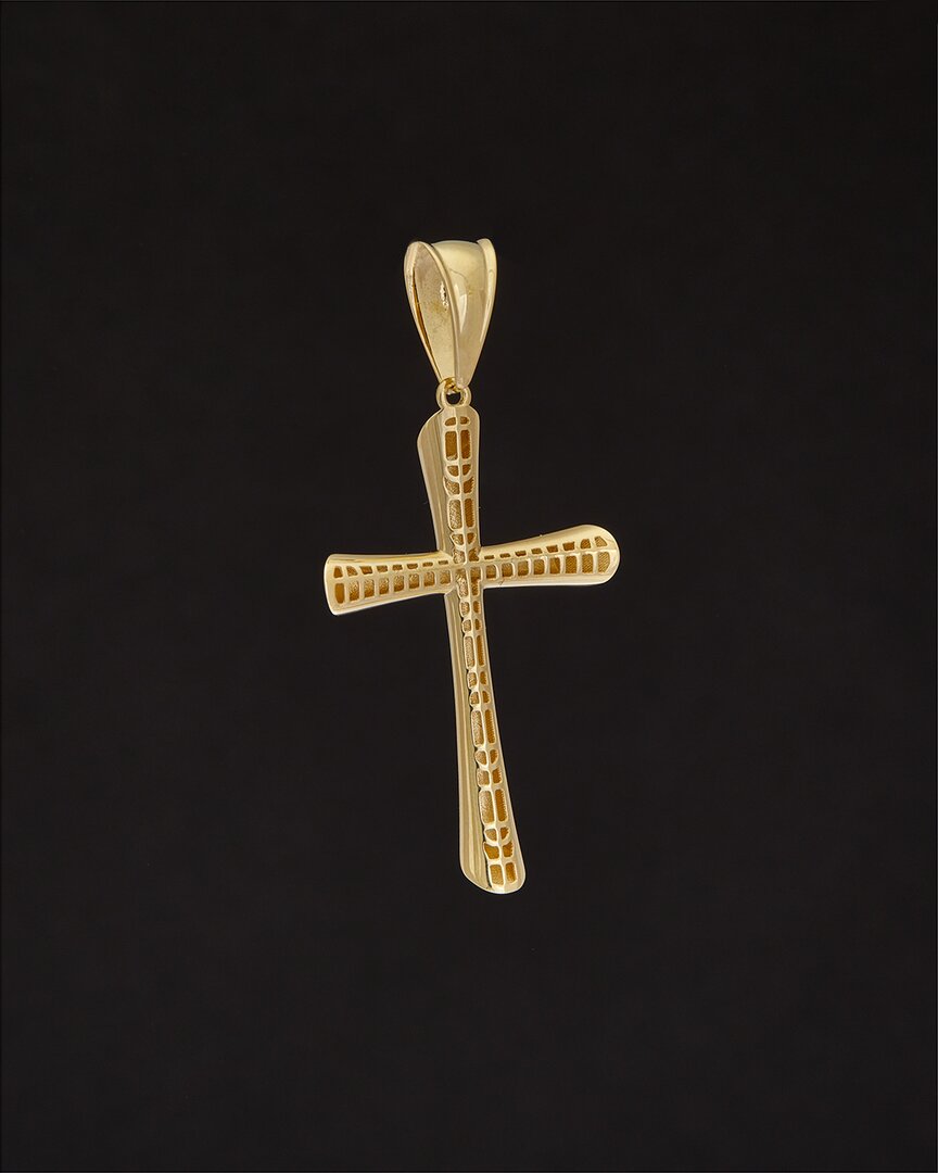Italian Gold 14k  Cross Pendant