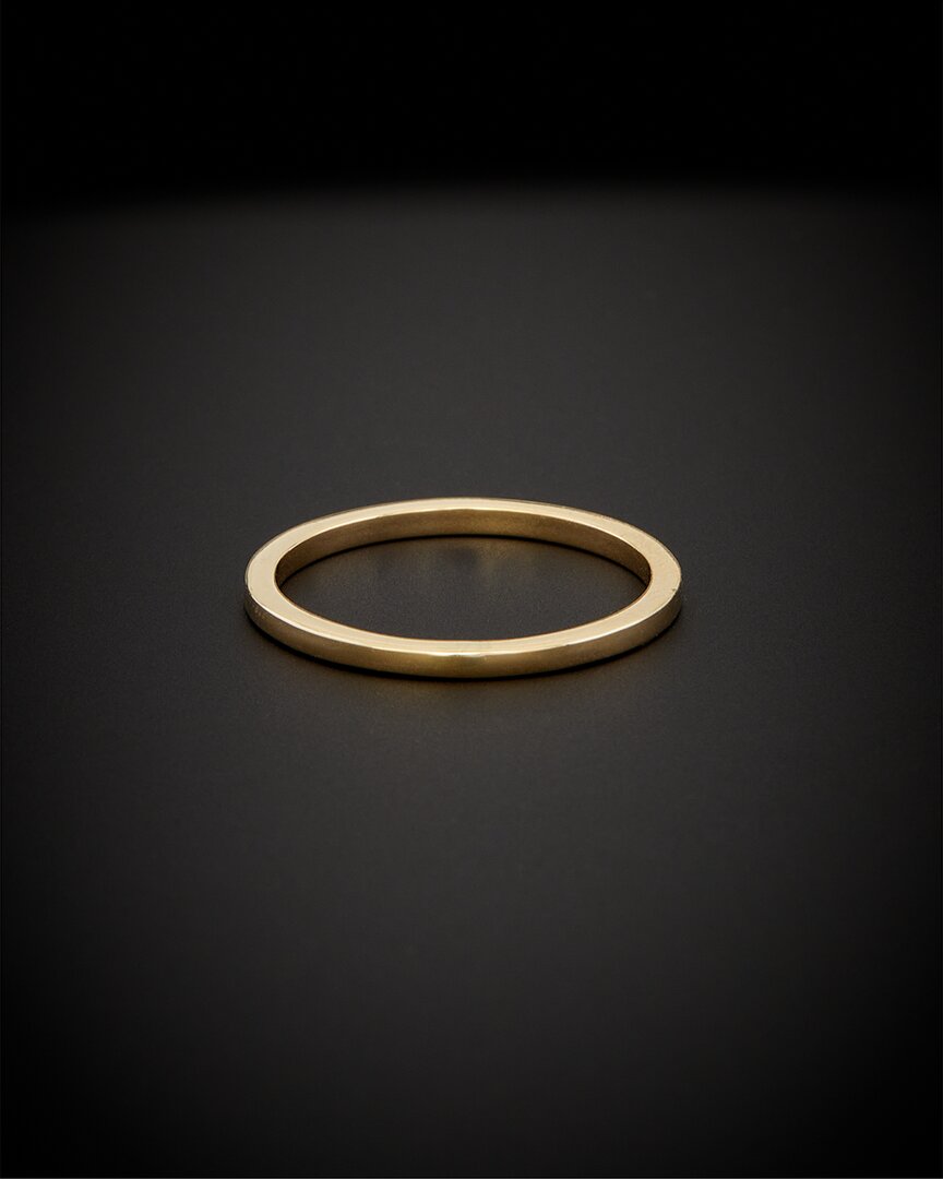 Shop Italian Gold 14k  Square Band Ring