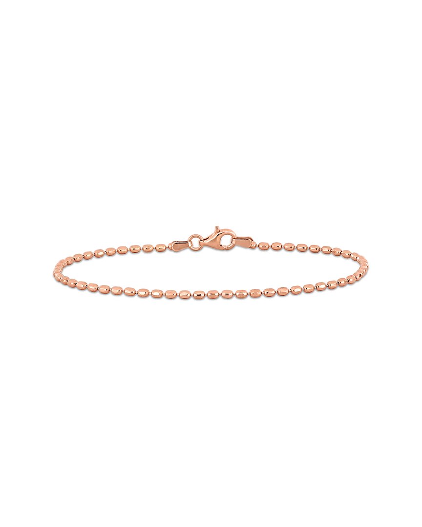 Italian Silver Oval Bracelet