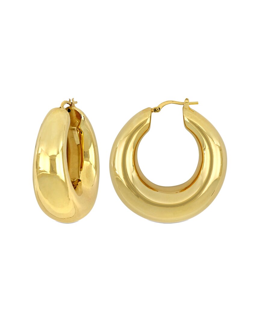 Italian Silver Hoops
