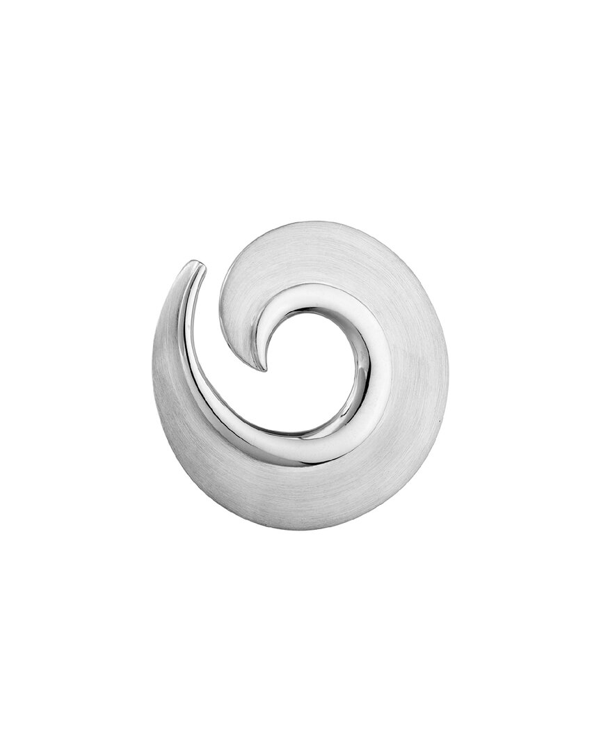 Non Branded Silver Swirl Pin