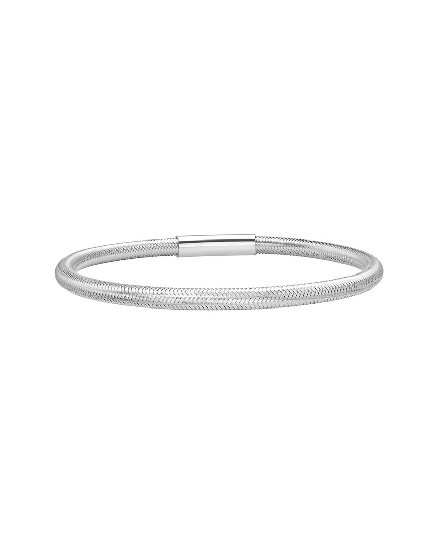 Italian Silver Silver Stretchable Bracelet