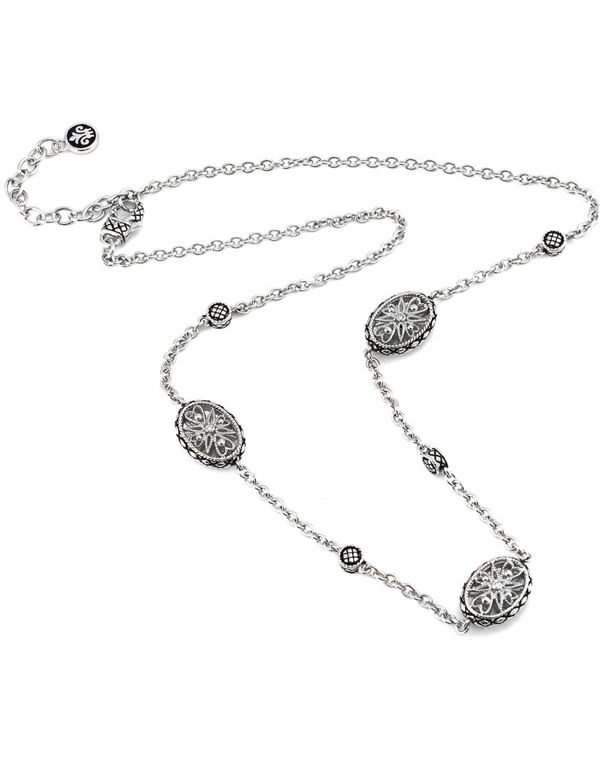 Andrea Candela Andréa Candela Vida De Plata Silver 0.03 Ct. Tw. Diamond Necklace