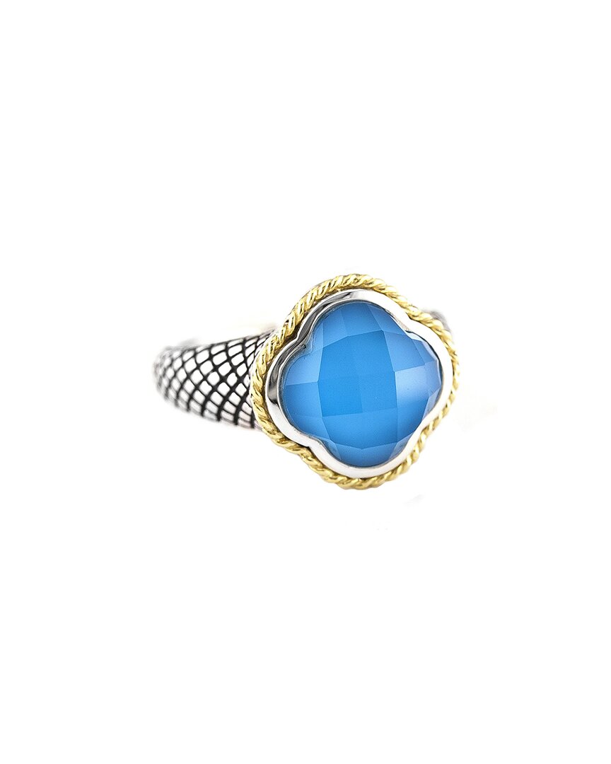 Andrea Candela Andréa Candela Trebol 18k & Silver Ring