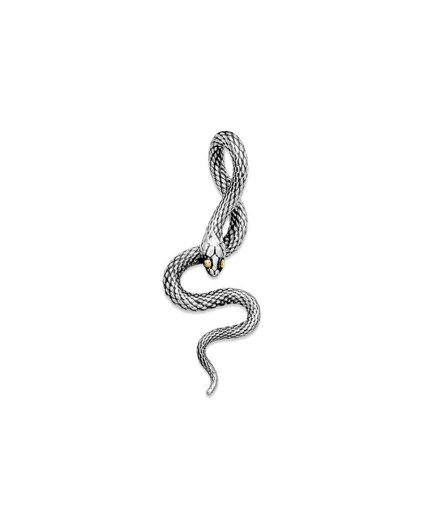 Samuel B. Silver & 18k Pendant In Metallic