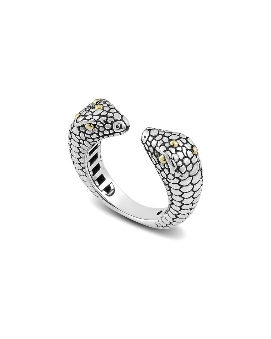 Samuel B. Silver & 18k Ring