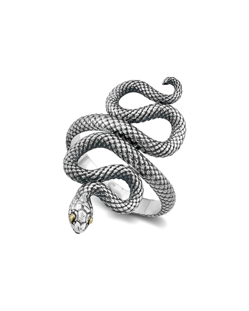 Samuel B. Silver & 18k Ring