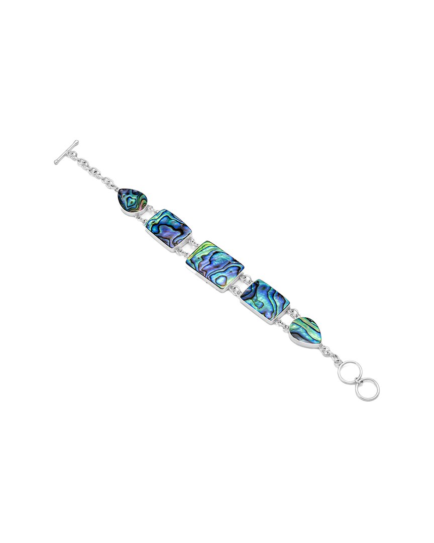 Samuel B. Silver Pearl Toggle Bracelet