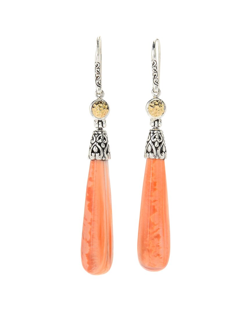 Samuel B. Silver & 18k Pearl Earrings