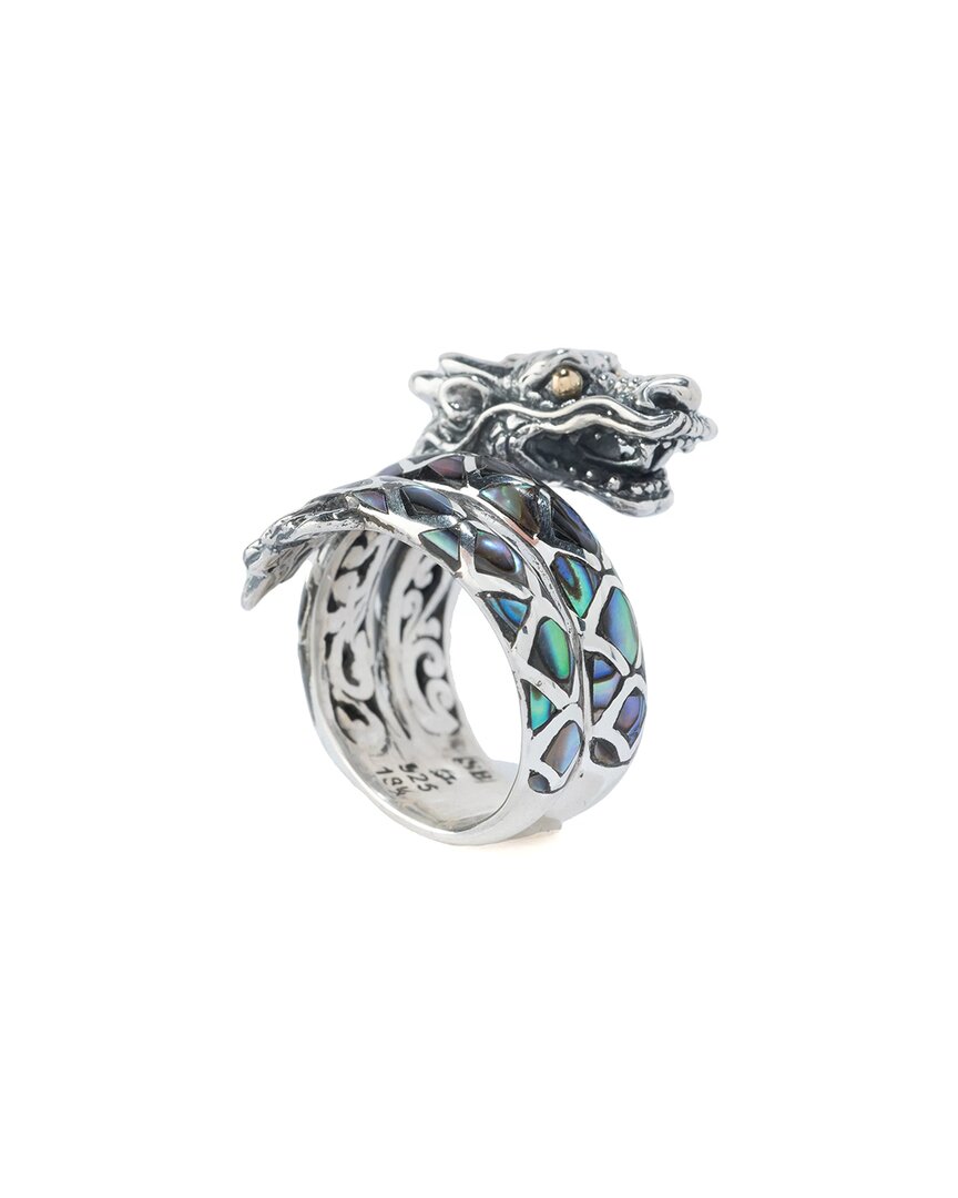 Samuel B. Silver & 18k Pearl Ring In Metallic