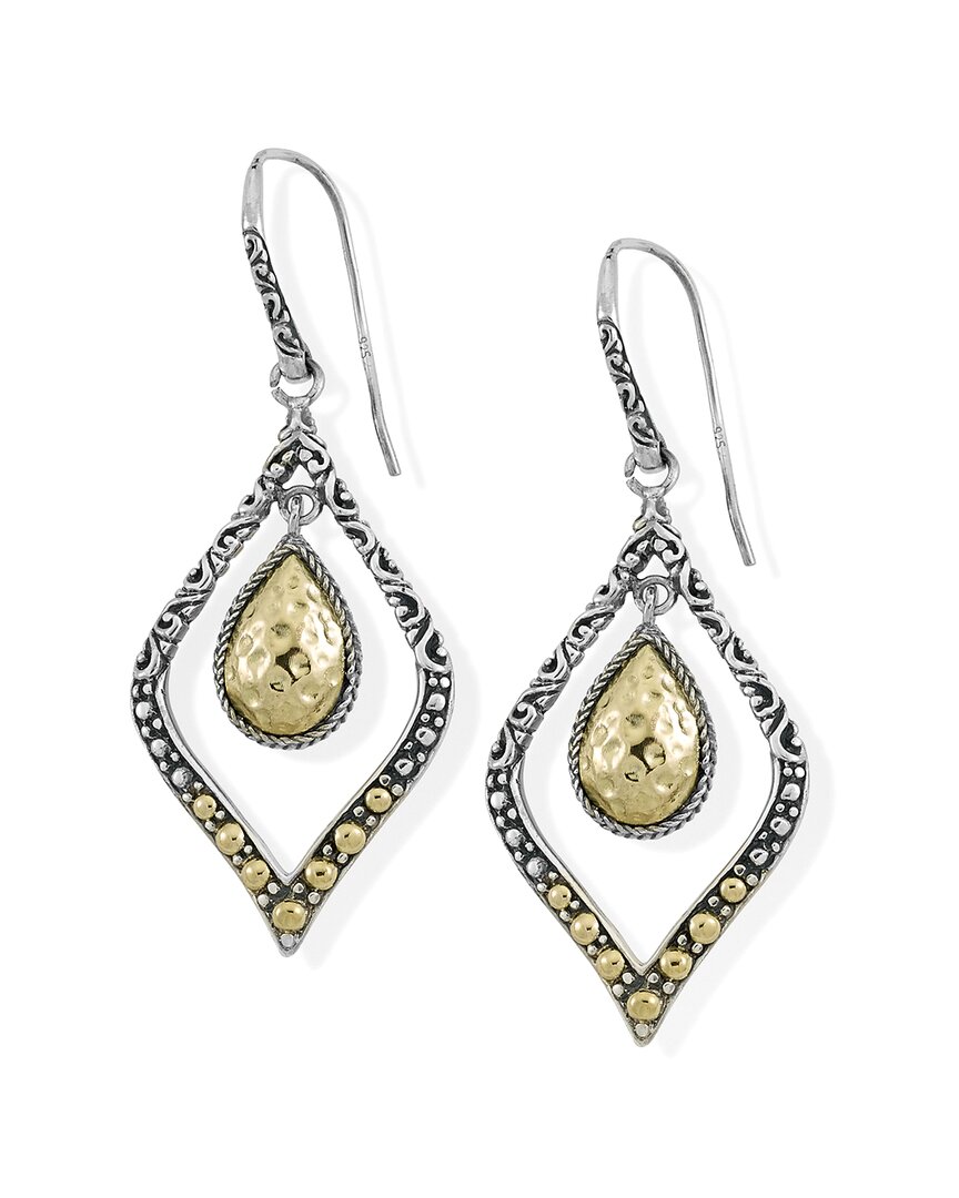 Samuel B. Silver & 18k Earrings In Metallic