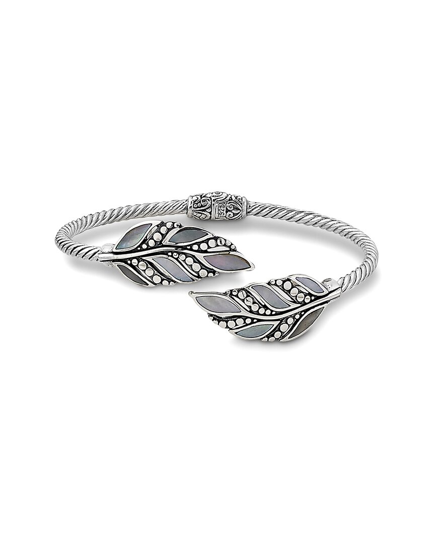 Samuel B. Silver Pearl Bracelet In Metallic