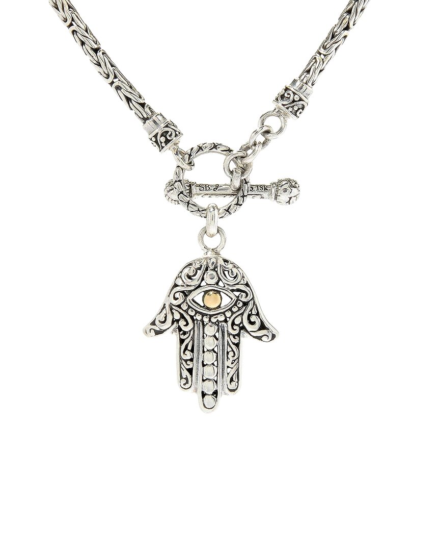 Samuel B. Silver & 18k Necklace