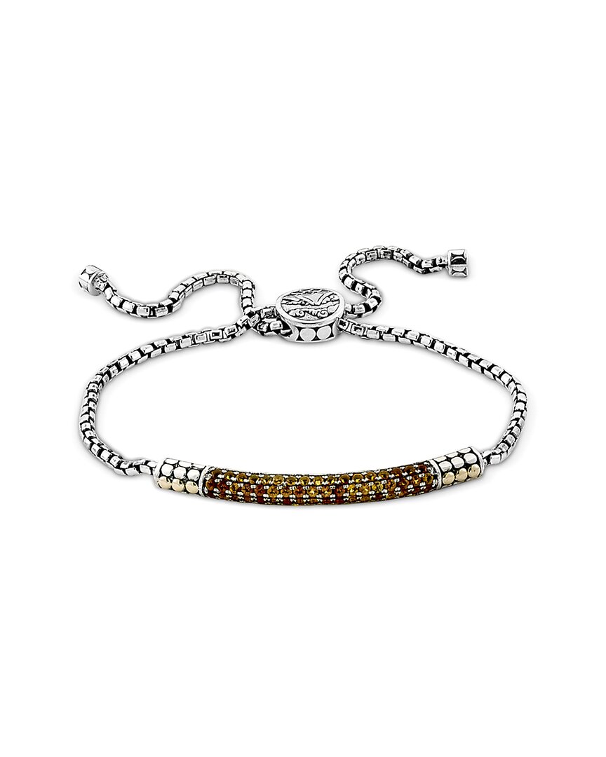 Samuel B. Silver & 18k Citrine Bracelet