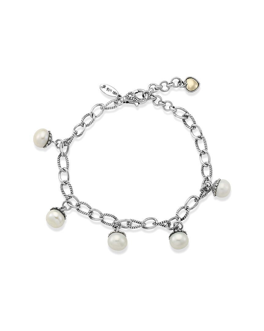 Samuel B. Silver & 18k Pearl Bracelet