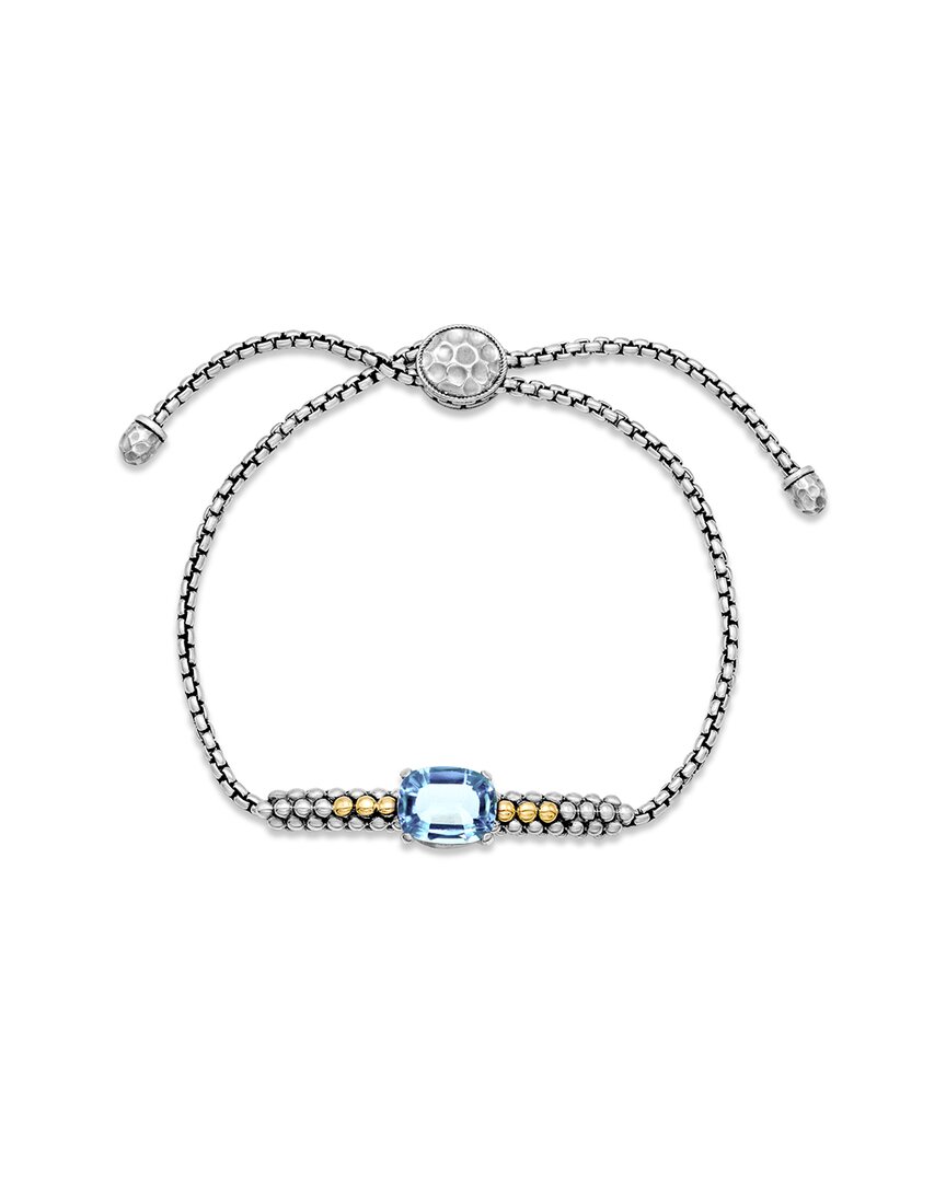 Samuel B. Silver & 18k 3.00 Ct. Tw. Amethyst Bracelet