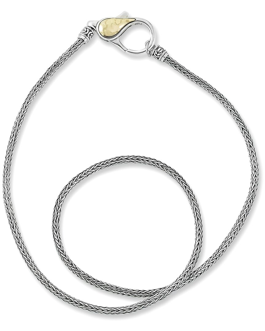 Samuel B. Silver & 18k Necklace