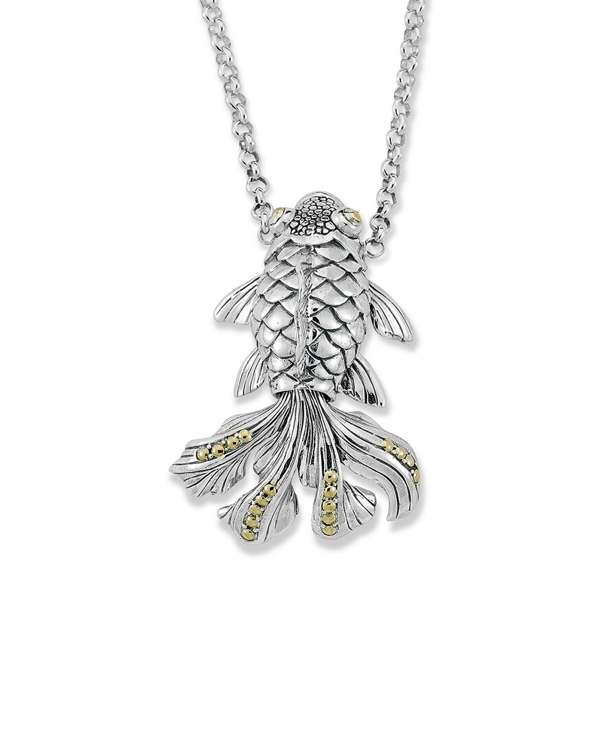 Samuel B. Silver & 18k Necklace