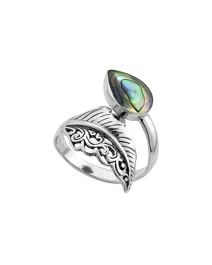 Samuel B. Silver Abalone Ring In Metallic